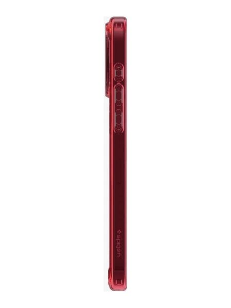 Spigen iPhone 15 Pro ile Uyumlu Kılıf, Spigen Ultra Hybrid Magfit (Magsafe Uyumlu) Deep Red