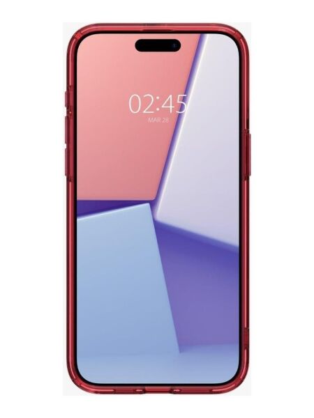 Spigen iPhone 15 Pro ile Uyumlu Kılıf, Spigen Ultra Hybrid Magfit (Magsafe Uyumlu) Deep Red