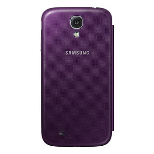 Galaxy S4 ile Uyumlu Flip Cover Kılıf Mor EF-FI950BVEGWW (Out)