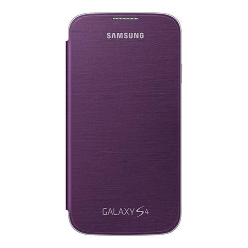 Galaxy S4 ile Uyumlu Flip Cover Kılıf Mor EF-FI950BVEGWW (Out)