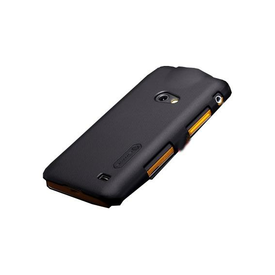 Nillkin i8530 Galaxy Beam ile Uyumlu Sert Kauçuk Kılıf Siyah Renk