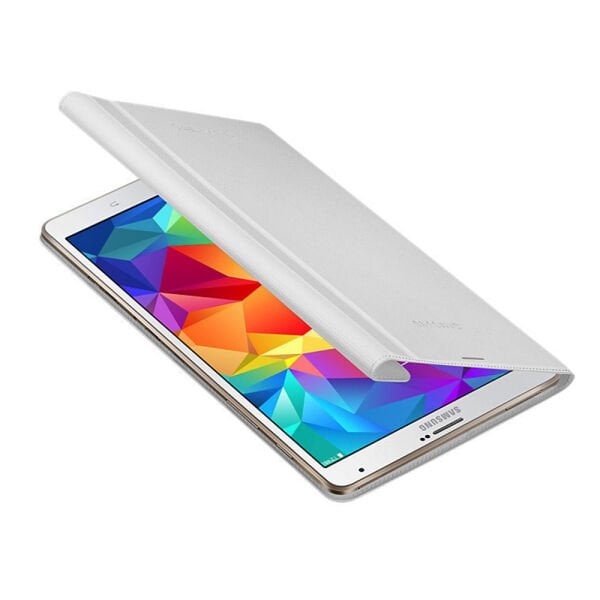 Galaxy Tab S 8.4 T700 ile Uyumlu Bookcover Kılıf Bej EF-BT700BUEGWW (Out)