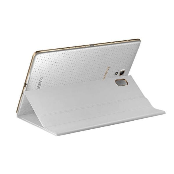 Galaxy Tab S 8.4 T700 ile Uyumlu Bookcover Kılıf Bej EF-BT700BUEGWW (Out)