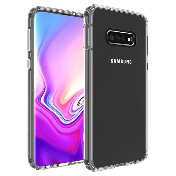 Buff Galaxy S10e ile Uyumlu Air Hybrid Kılıf Crystal Clear
