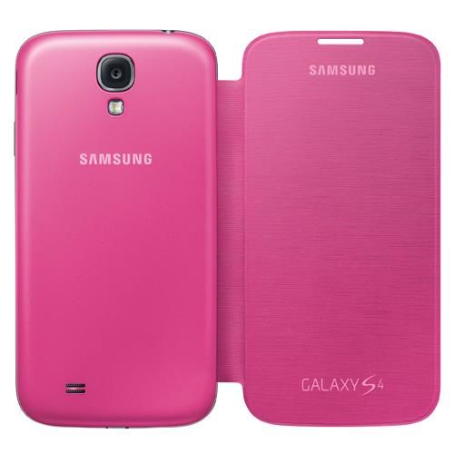 Galaxy S4 ile Uyumlu Flip Cover Kılıf Pembe EF-FI950BPEGWW (Out)