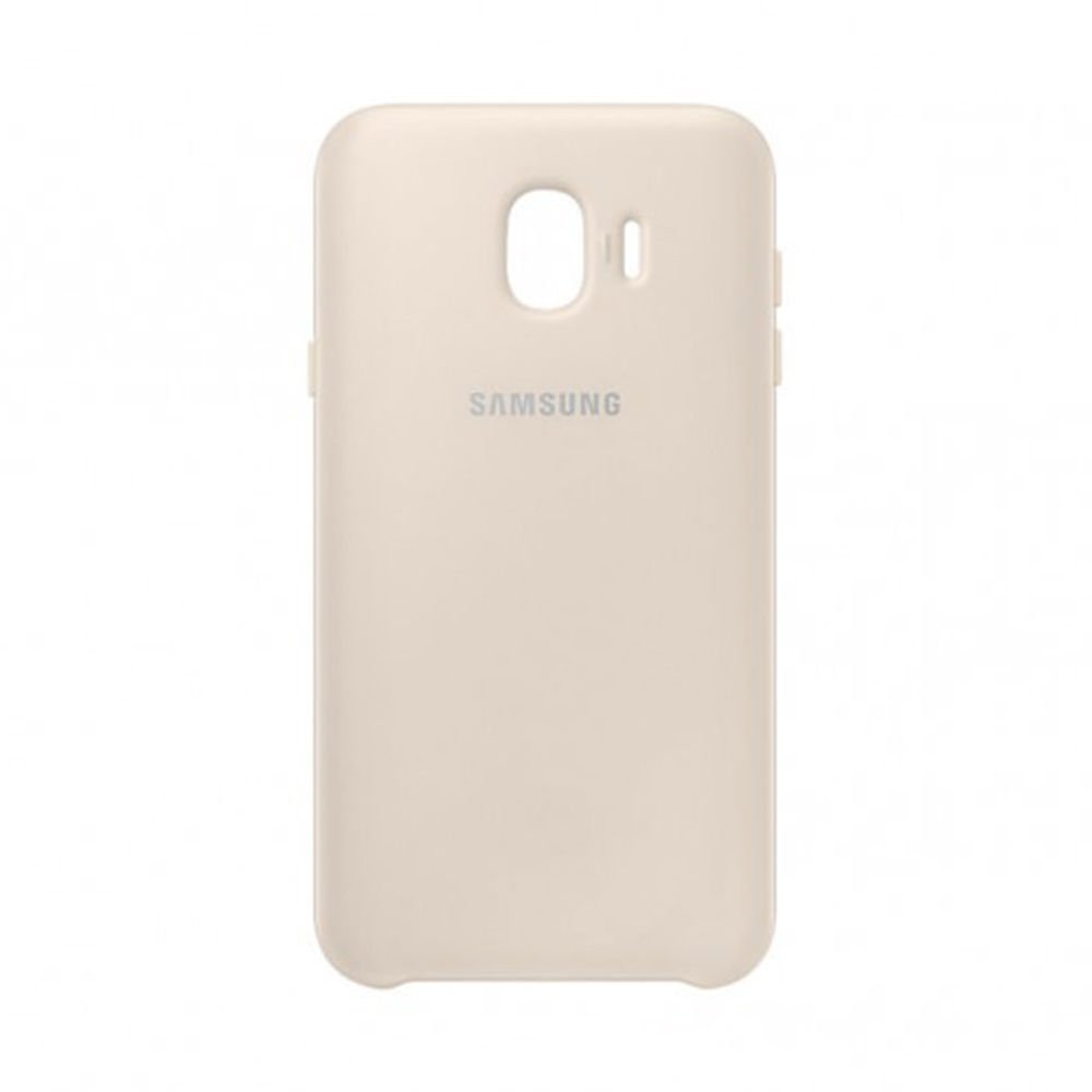 Galaxy J4 2018 ile Uyumlu Dual Layer Sert Kılıf PJ400CFEGWW Gold