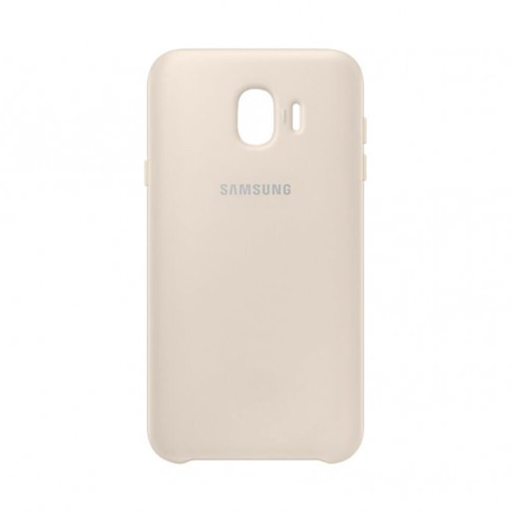 Galaxy J4 2018 ile Uyumlu Dual Layer Sert Kılıf PJ400CFEGWW Gold