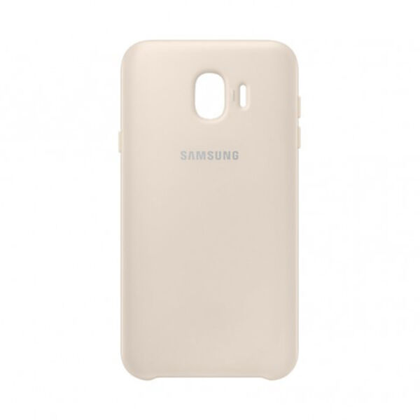 Galaxy J4 2018 ile Uyumlu Dual Layer Sert Kılıf PJ400CFEGWW Gold