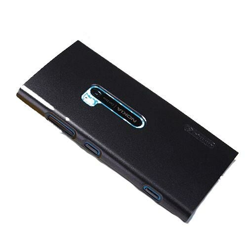 Nillkin Lumia 920 ile Uyumlu Parlak Sert Kauçuk Kılıf Siyah