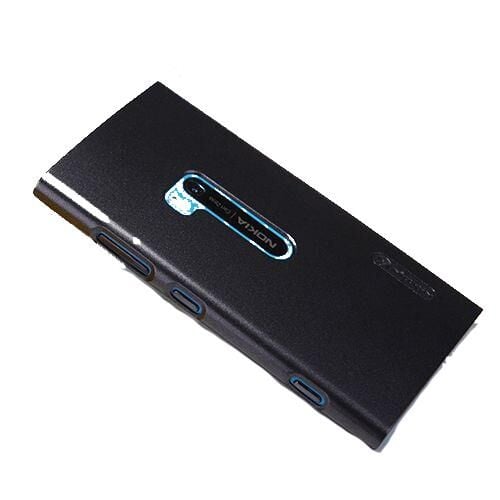 Nillkin Lumia 920 ile Uyumlu Parlak Sert Kauçuk Kılıf Siyah