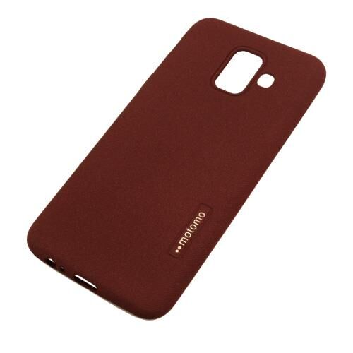 Galaxy A6 2018 ile Uyumlu Motomo Silikon Kılıf Mürdüm