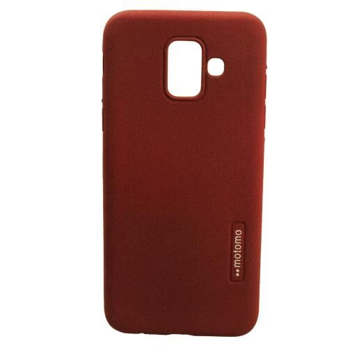 Galaxy A6 2018 ile Uyumlu Motomo Silikon Kılıf Mürdüm