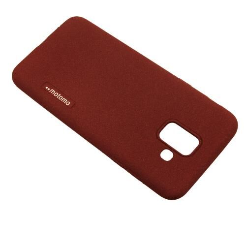 Galaxy A6 2018 ile Uyumlu Motomo Silikon Kılıf Mürdüm