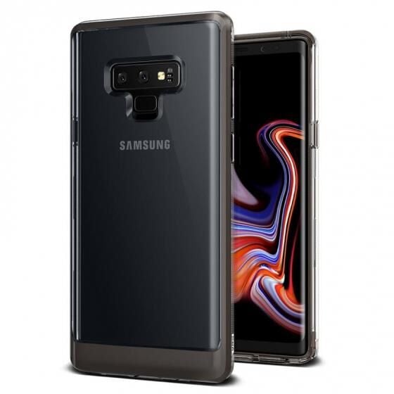 VRS Design Galaxy Note 9 ile Uyumlu Crystal Bumper Kılıf Metallic Black