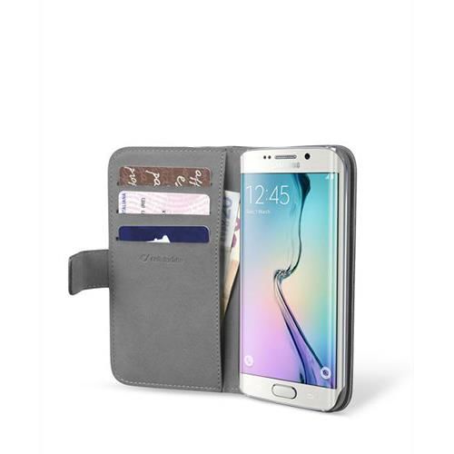 Cellular Line Galaxy S6 Edge ile Uyumlu Book Agenda Kapaklı Kılıf Siyah BOOKAGENDAGALS6EK