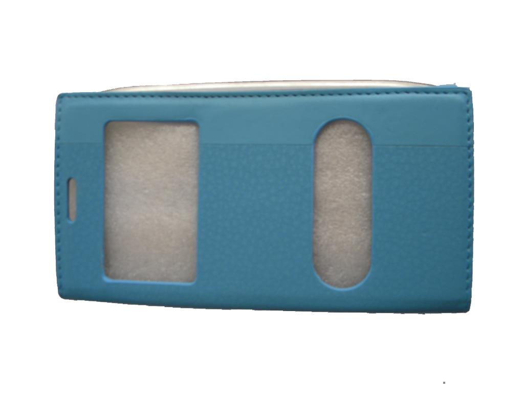 G2 ile Uyumlu Kapaklı Pencereli Koruma Kılıfı Mavi