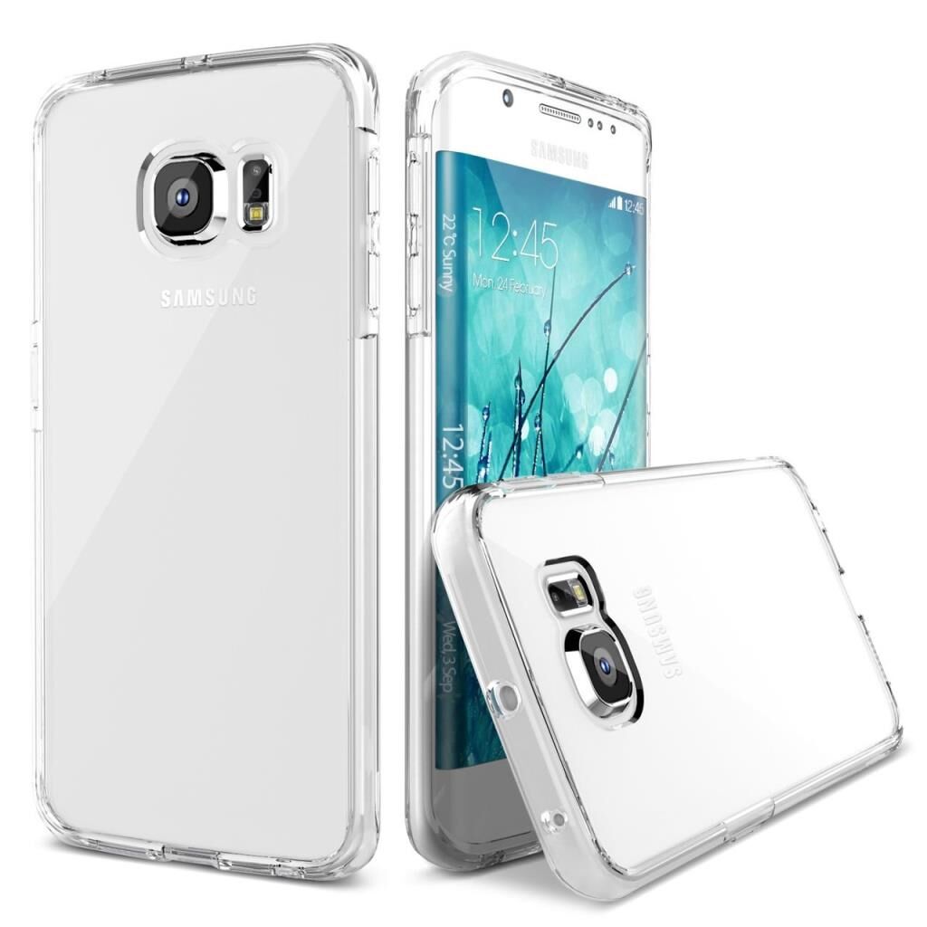 Verus Galaxy S6 Edge ile Uyumlu Crystal Mixx Series Kılıf Renk  Transparency