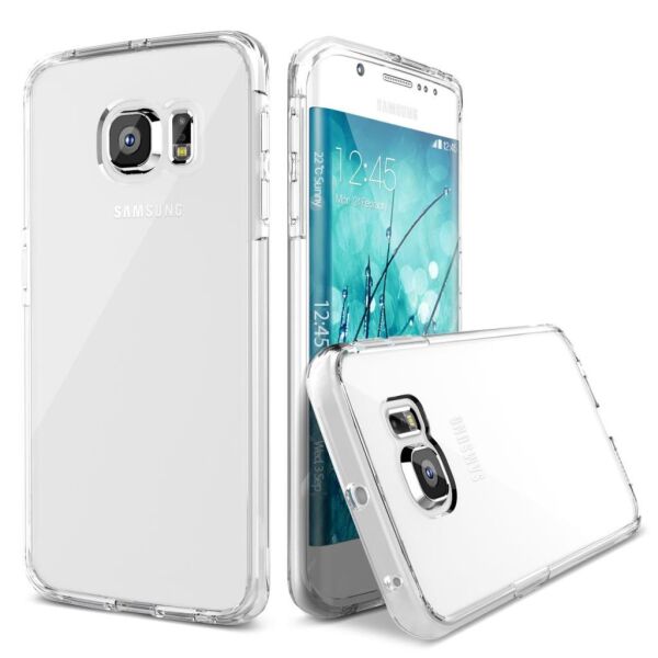 Verus Galaxy S6 Edge ile Uyumlu Crystal Mixx Series Kılıf Renk  Transparency