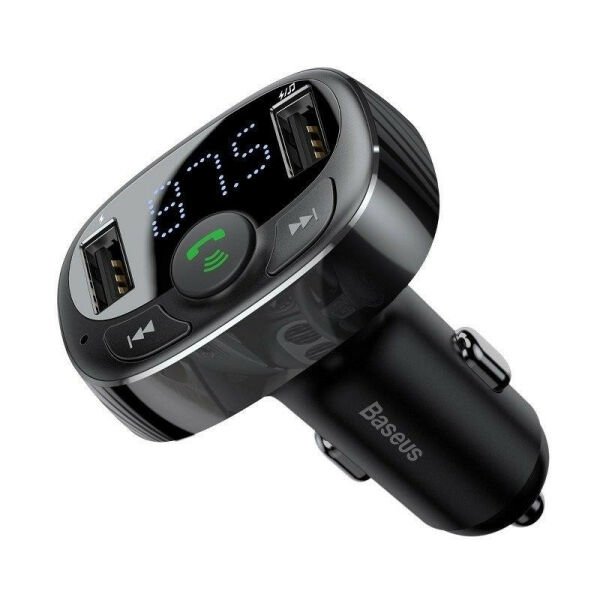 Baseus Araç Bluetooth FM Transmitter Araç Kiti USB Girişli CCTM-01