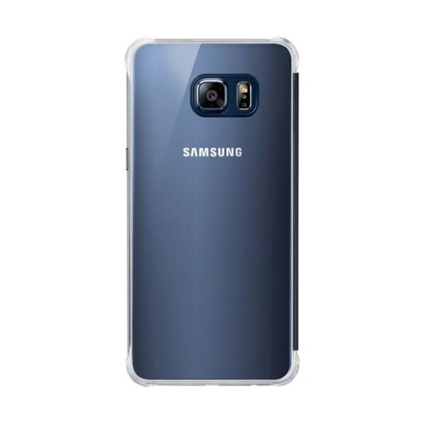Galaxy S6 Edge Plus ile Uyumlu Clear View Cover Lacivert EF-ZG928CBEGWW (Out)