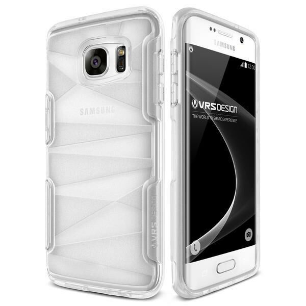 Verus Galaxy S7 Edge ile Uyumlu Shine Guard Kılıf Clear