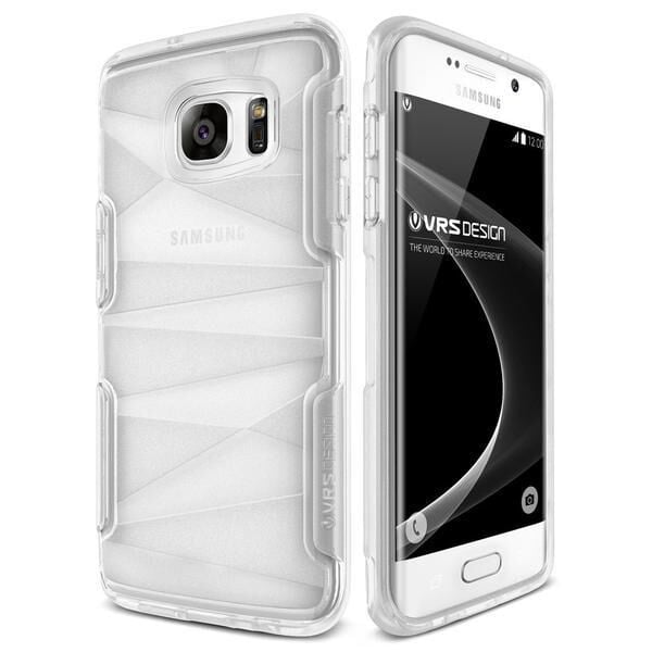 Verus Galaxy S7 Edge ile Uyumlu Shine Guard Kılıf Clear