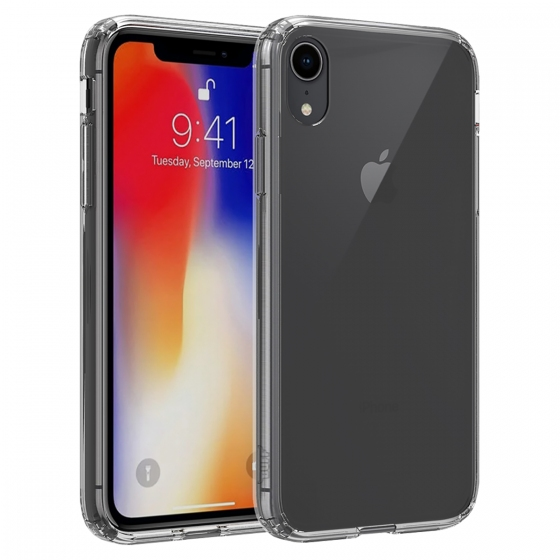 Buff iPhone XR ile Uyumlu Air Hybrid Kılıf Smoke Black