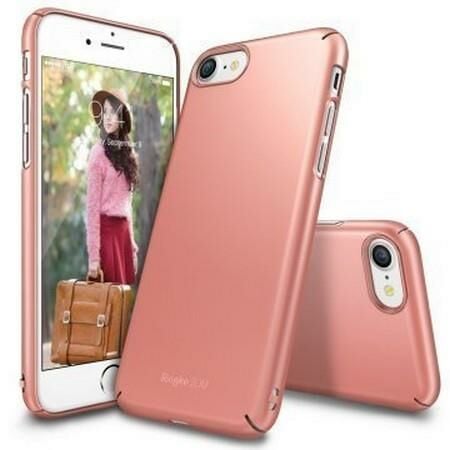 Ringke Slim iPhone 7/8 ile Uyumlu Kılıf Rose Gold İnce Şık Tasarım